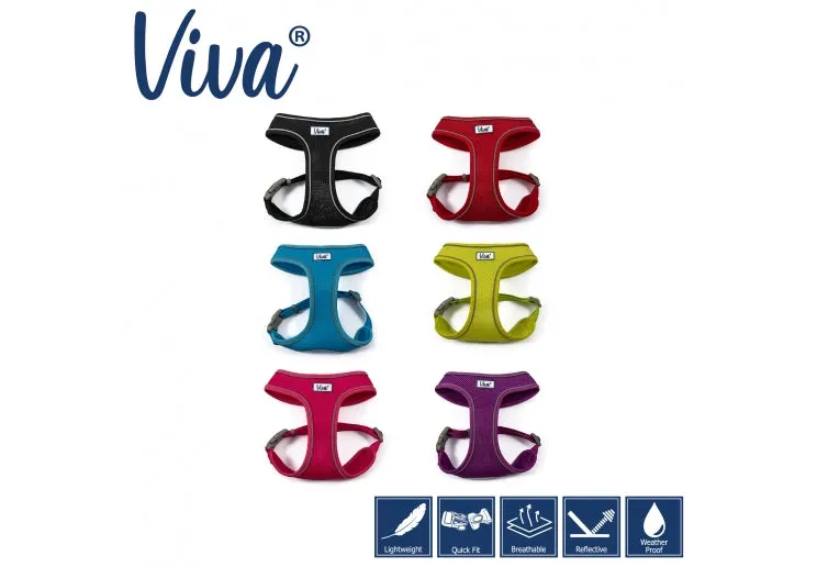 Ancol - Viva Comfort Mesh Harness - Pink - Small (34-45cm)