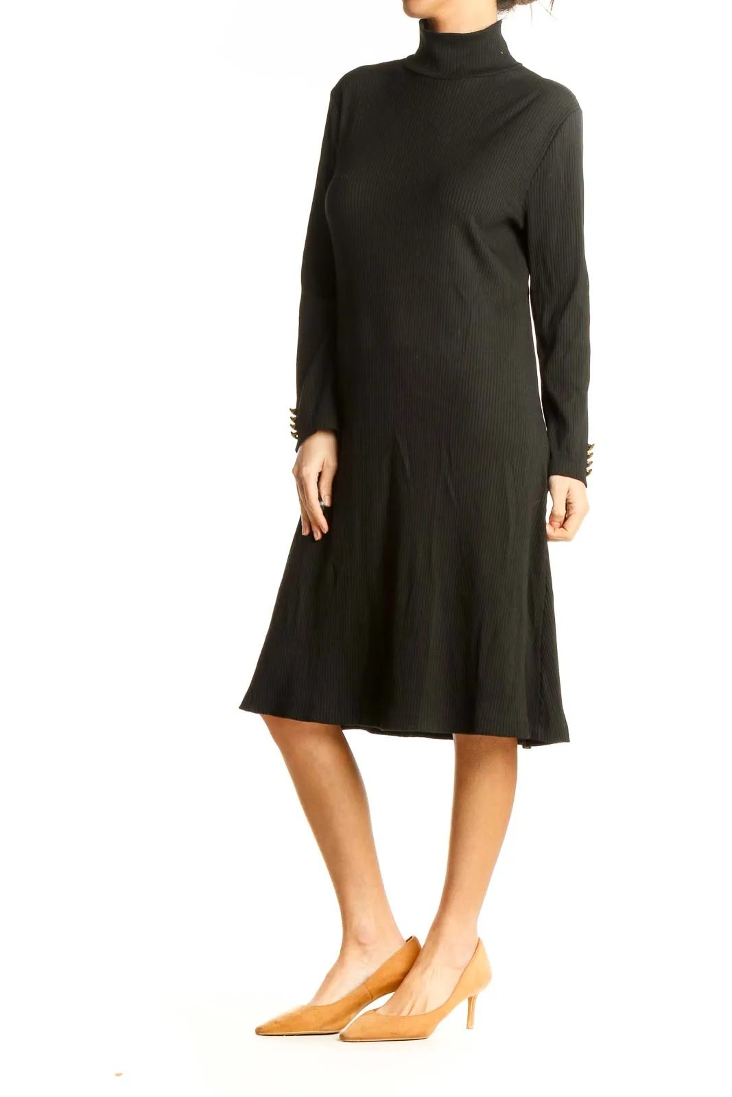 Black Classic Sweater Dress