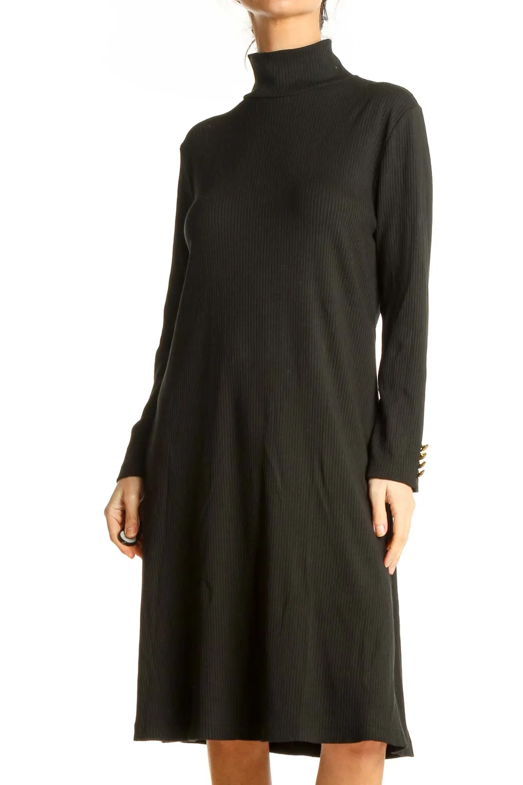 Black Classic Sweater Dress