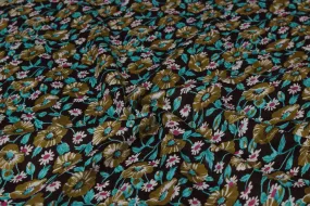 Black Cotton Cambric Fabric