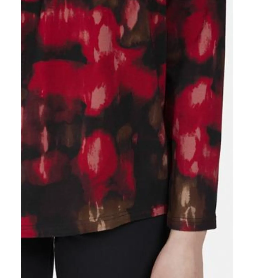 Brandtex abstract pattern print tops