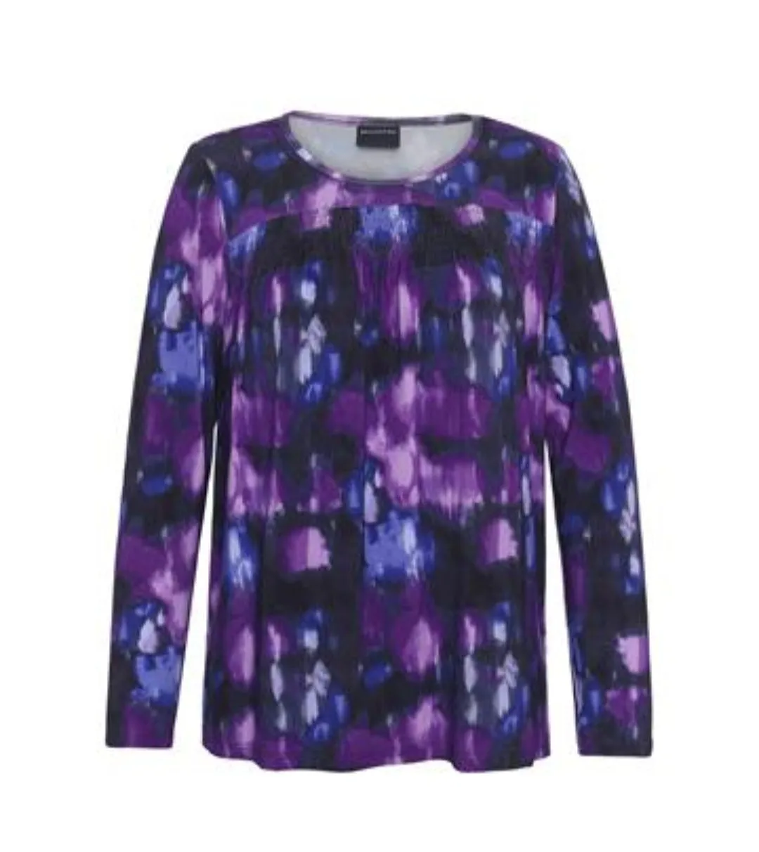 Brandtex abstract pattern print tops