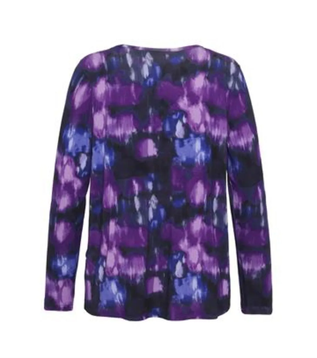 Brandtex abstract pattern print tops