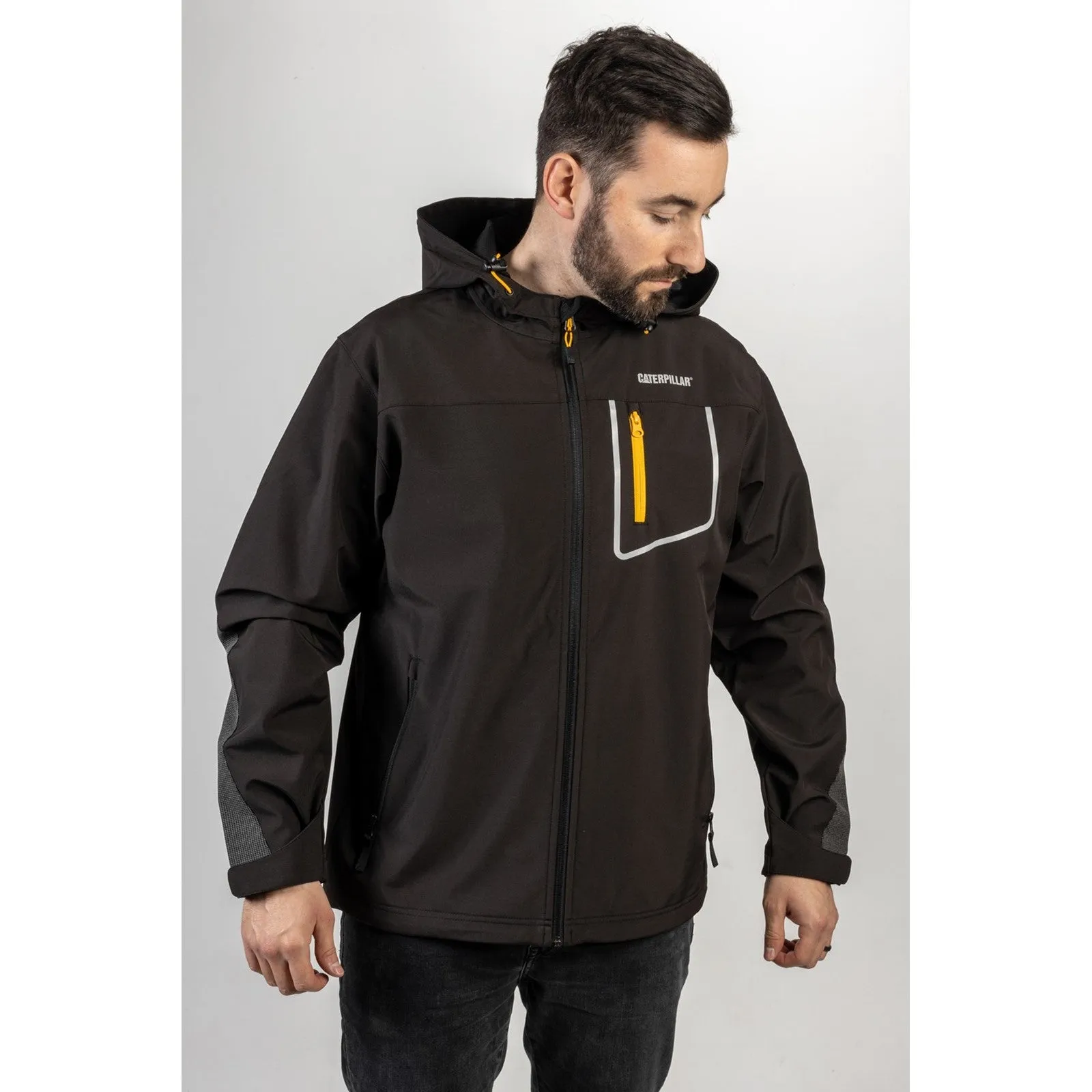 Capstone Hooded Soft Shell Jacket XXL Black