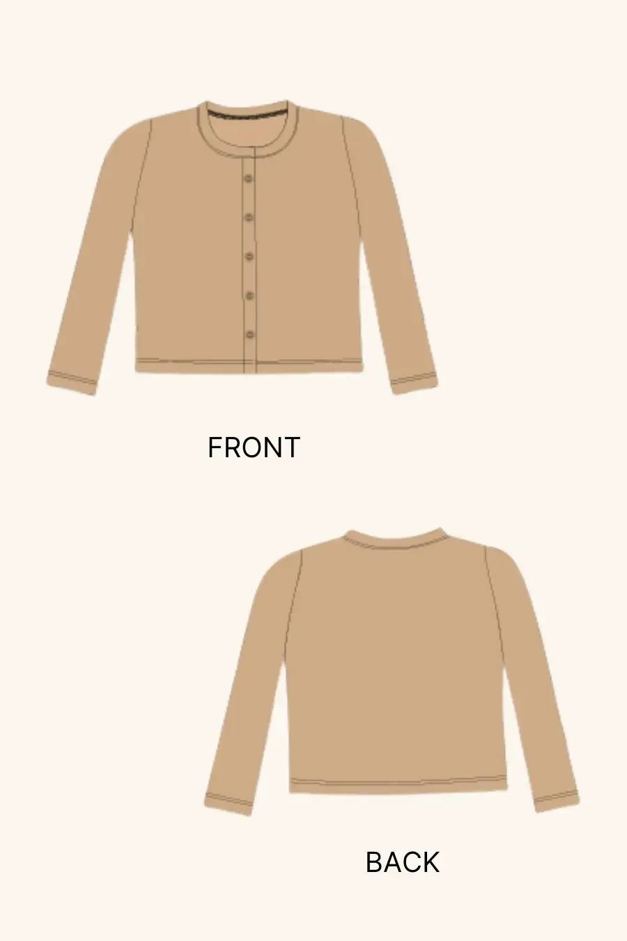 Cardigan Sewing Pattern 'Liza'