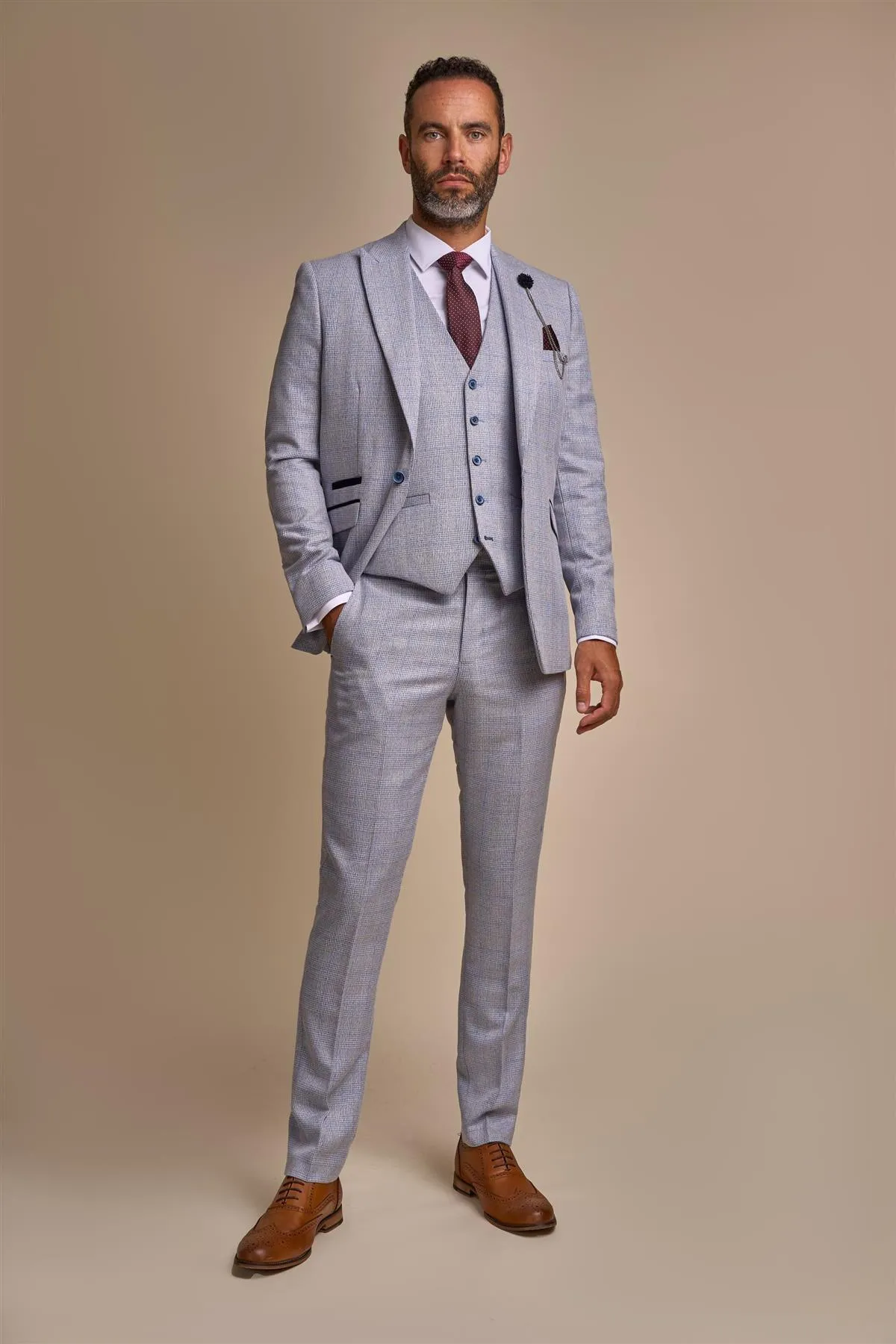 Caridi Sky Slim Fit Blazer