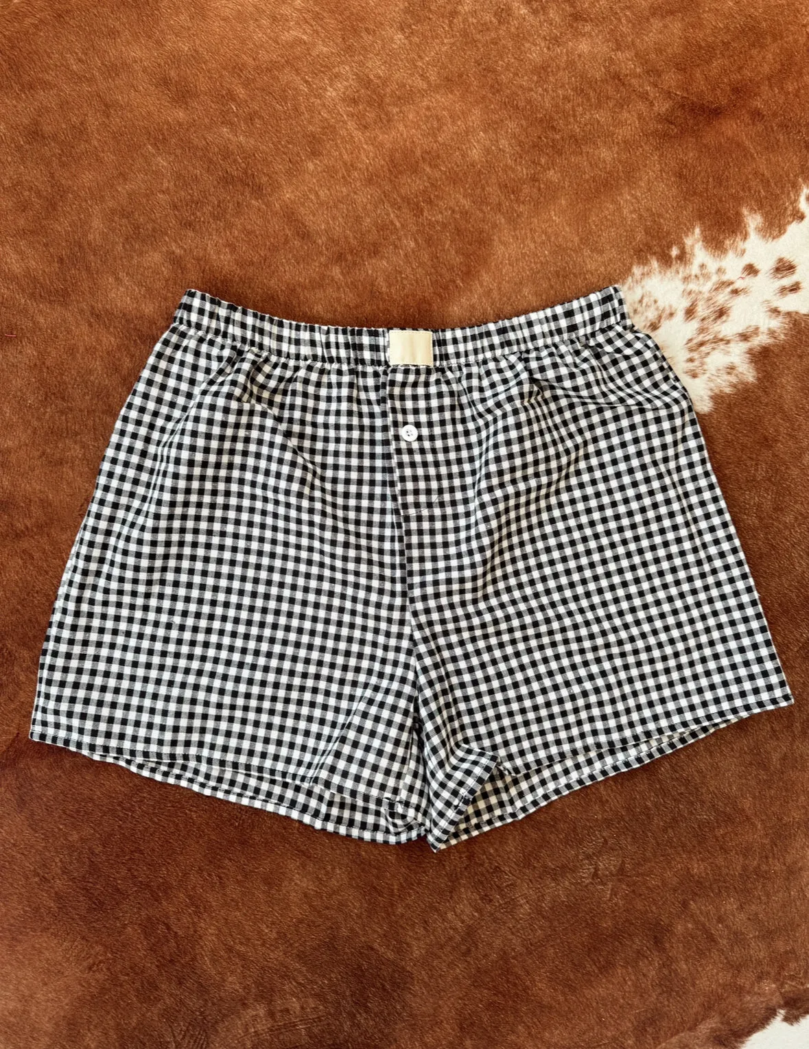 Checkered Boxer Shorts