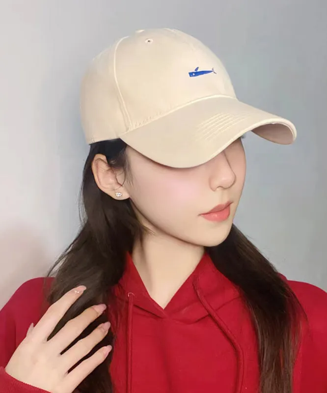 Chic Beige Embroideried Patchwork Baseball Cap Hat LY537