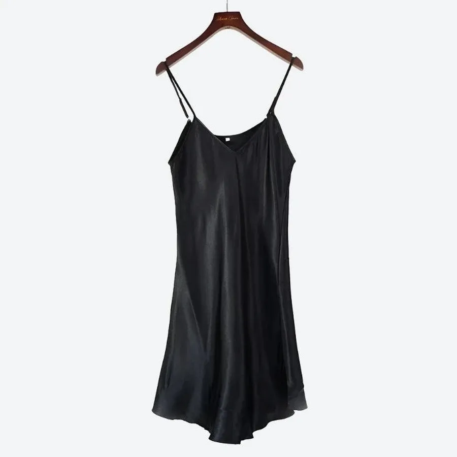 Chic Satin Slip Slim FIt Dresses