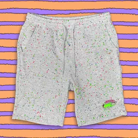 Clean Grey GITD (Glow In The Dark) SPLATTER Shorts