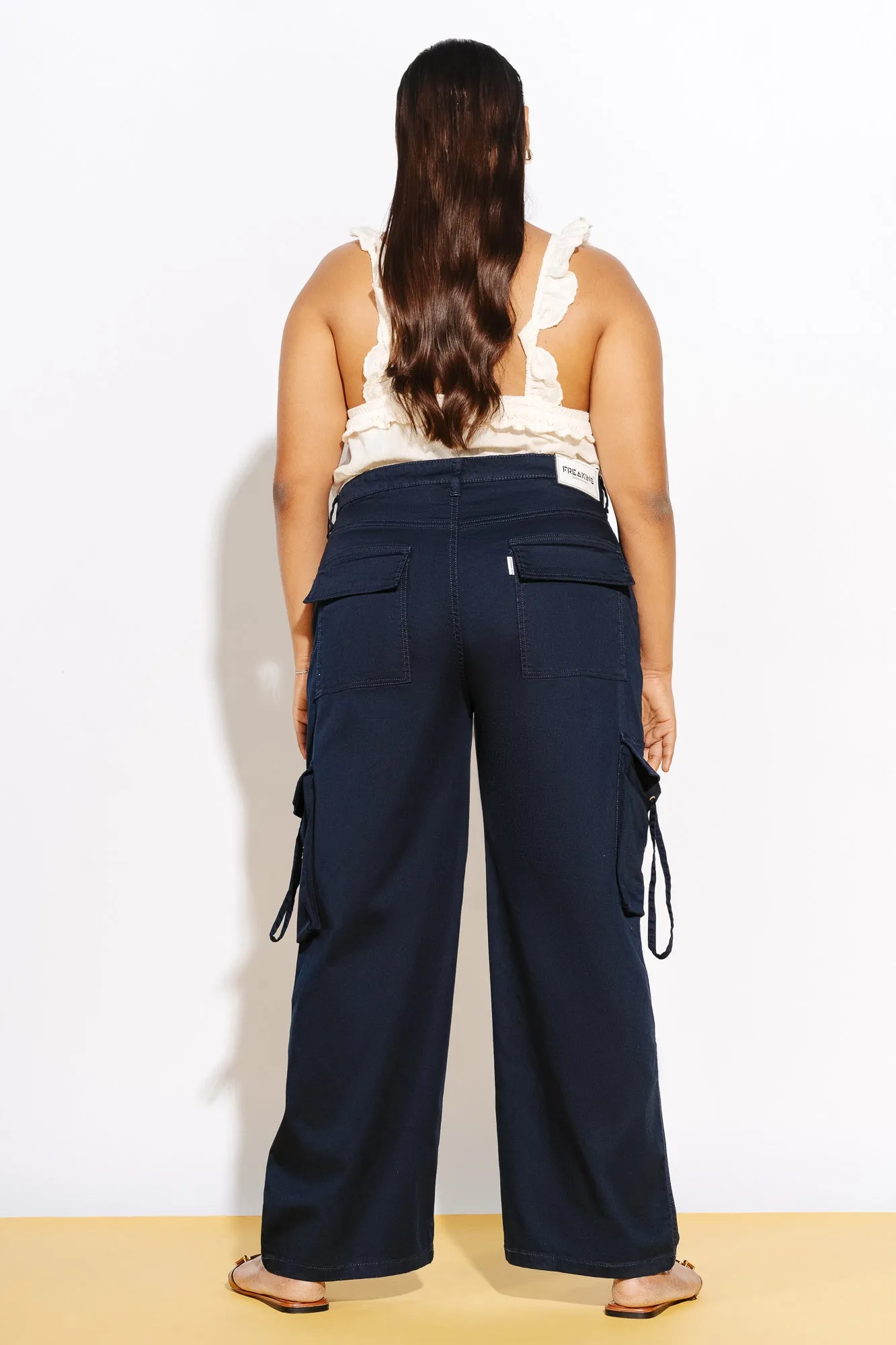 Curve Regal Blue Cargo Pants