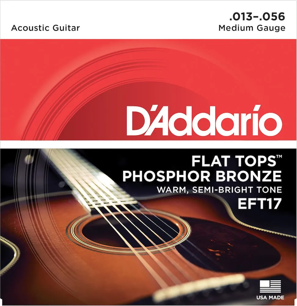 D'Addario EFT17 Medium Flat Tops