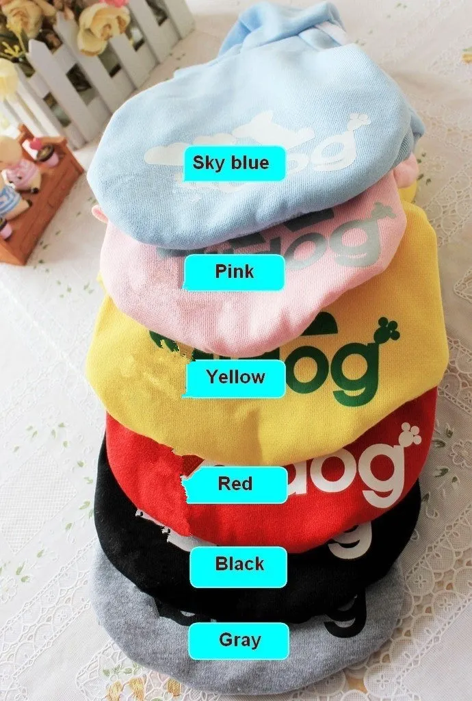 Dog Clothes Coats Soft Cotton Puppy