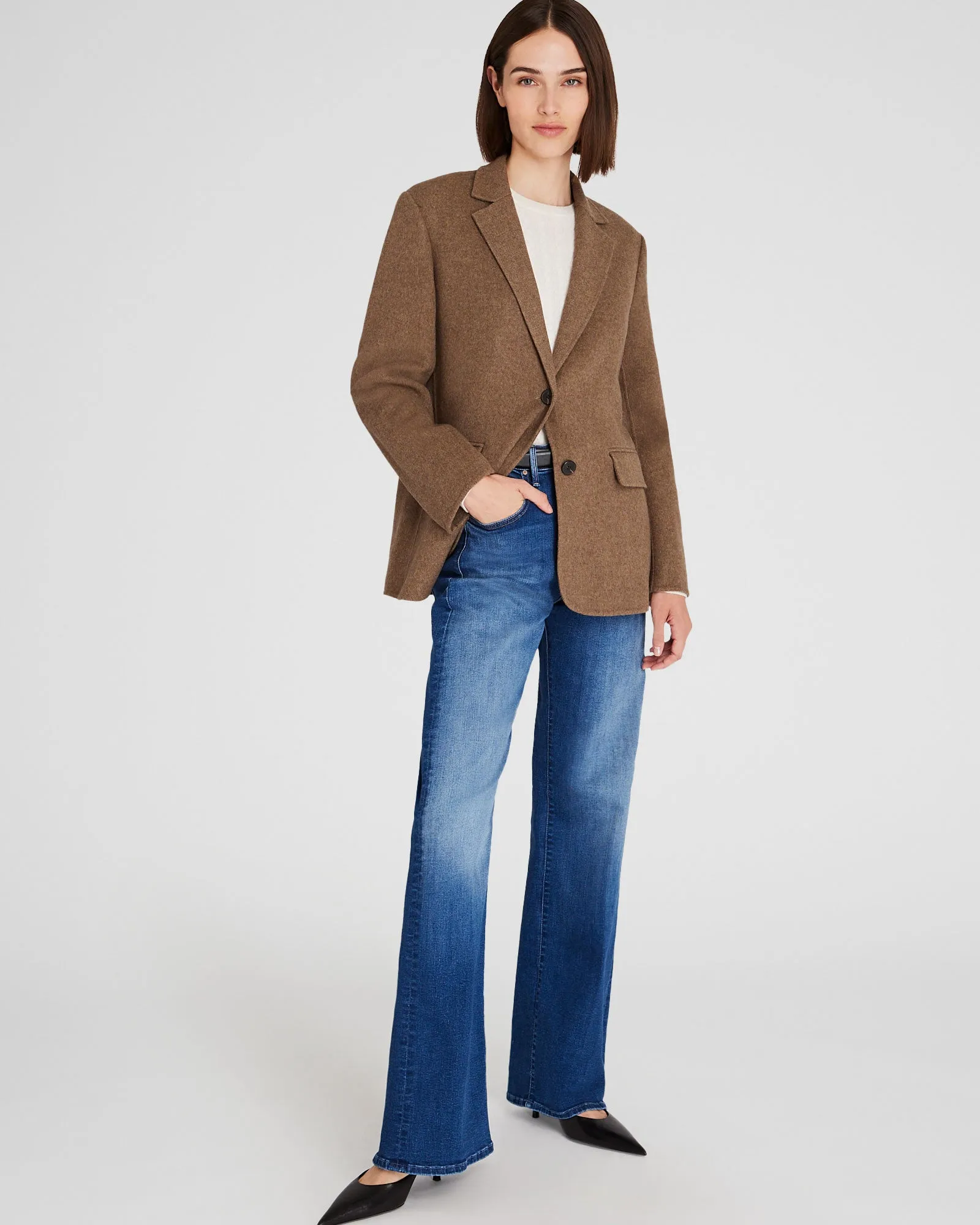 Double-Faced Blazer Coat