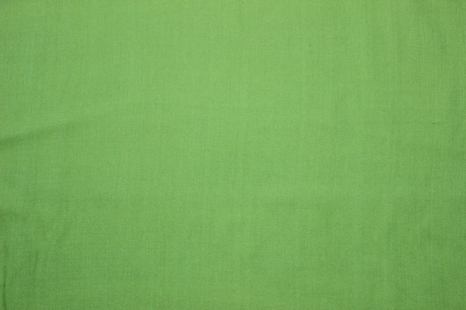 Green Plain Rayon Silk Fabric