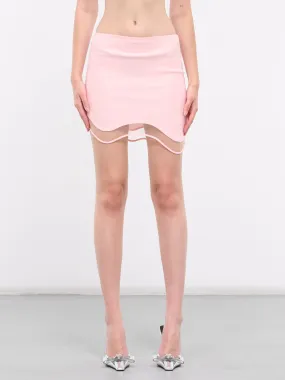 Heartbeat Mini Skirt (SKT039-PINK)