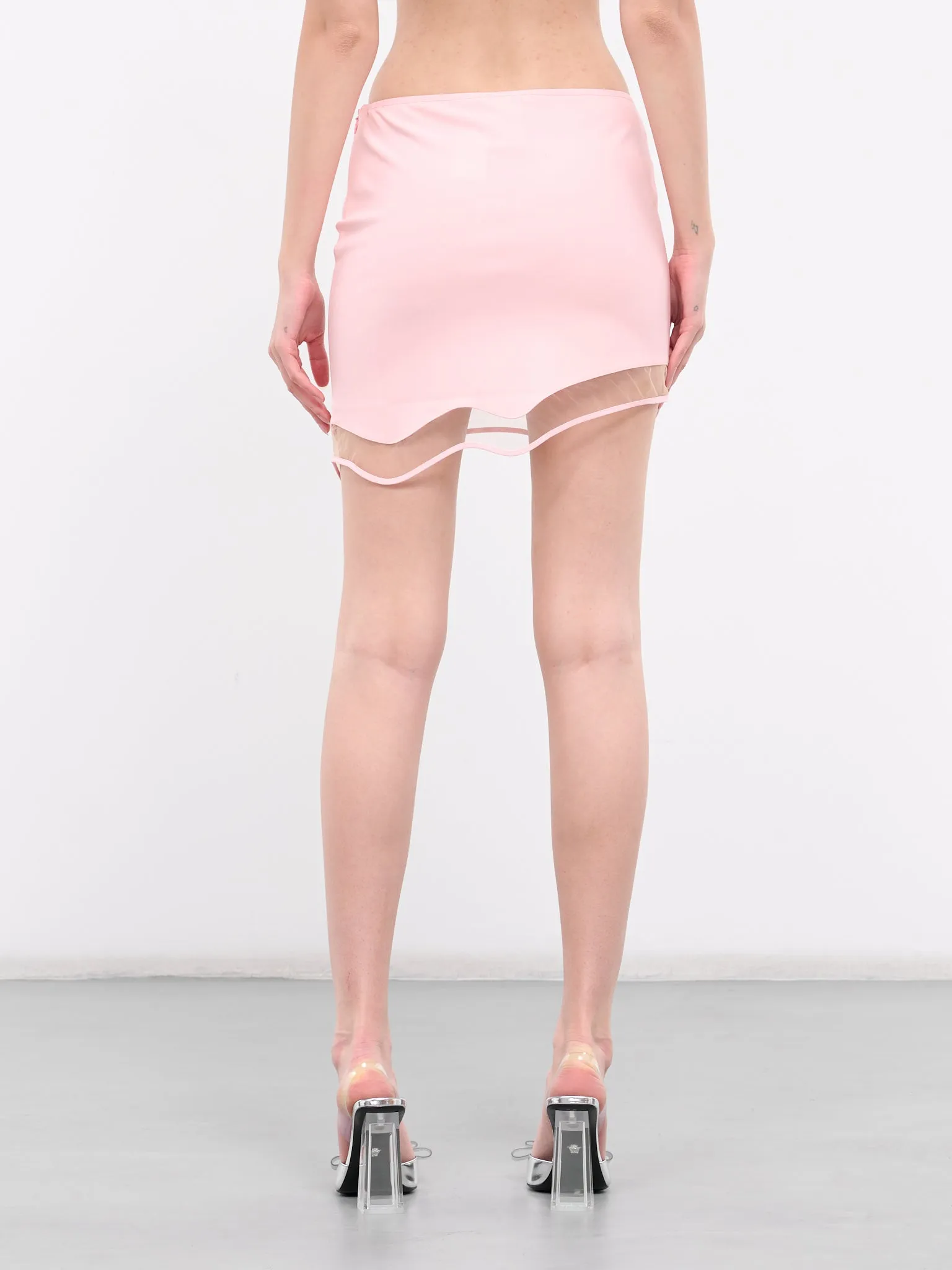 Heartbeat Mini Skirt (SKT039-PINK)