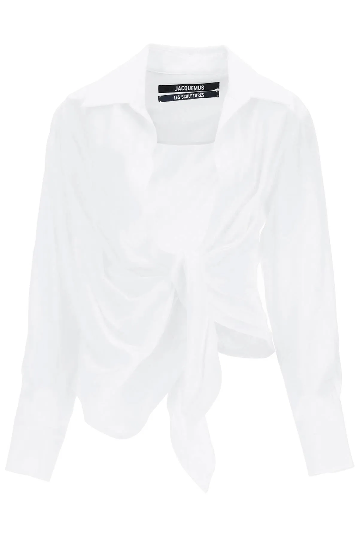 Jacquemus La Chemise Bahia Draped Blouse