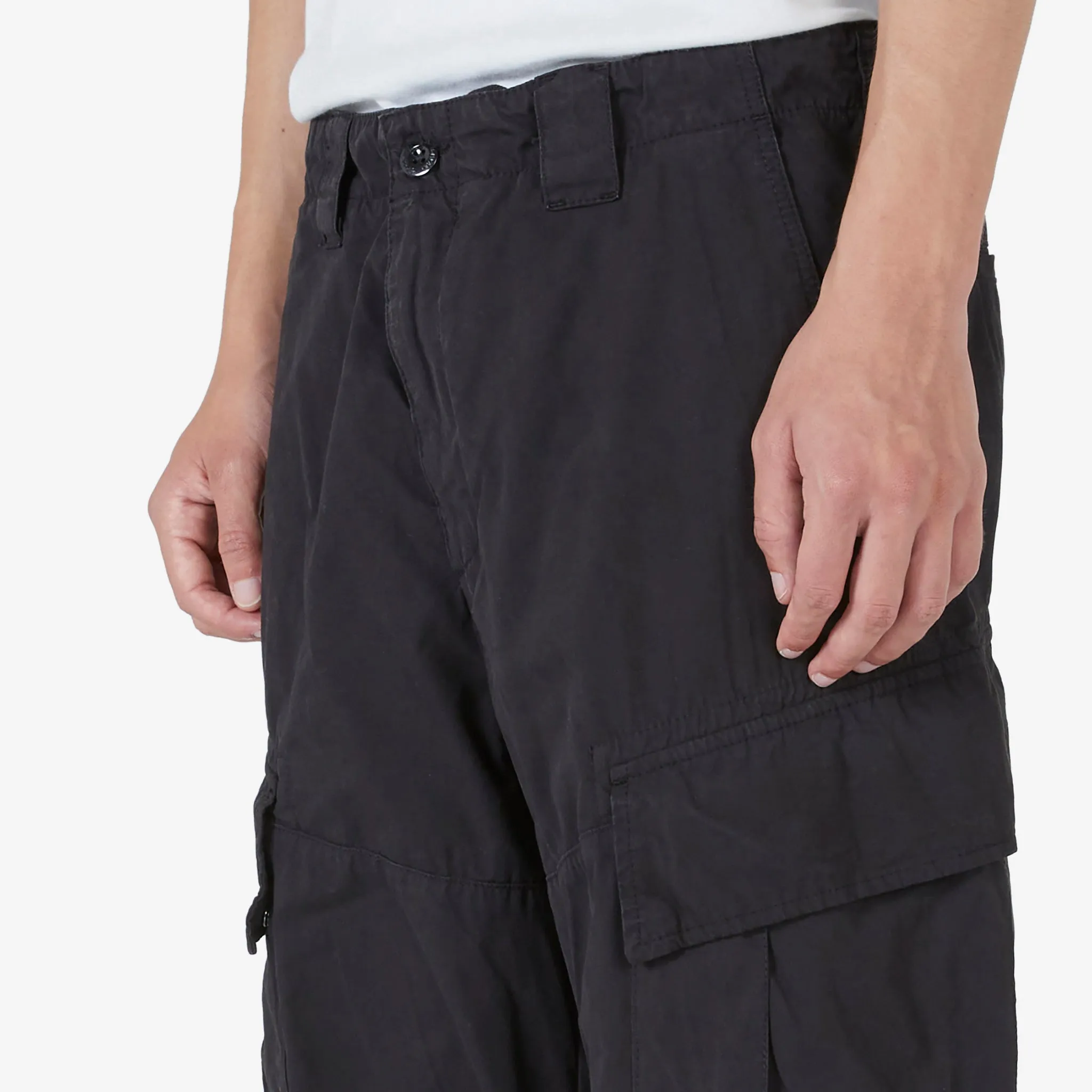 Microreps Loose Cargo Pants Black