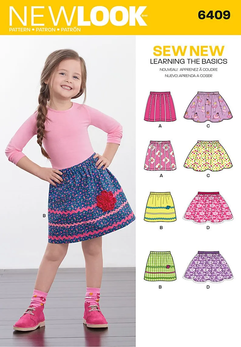 NL6409 Child's Pull-On Skirts