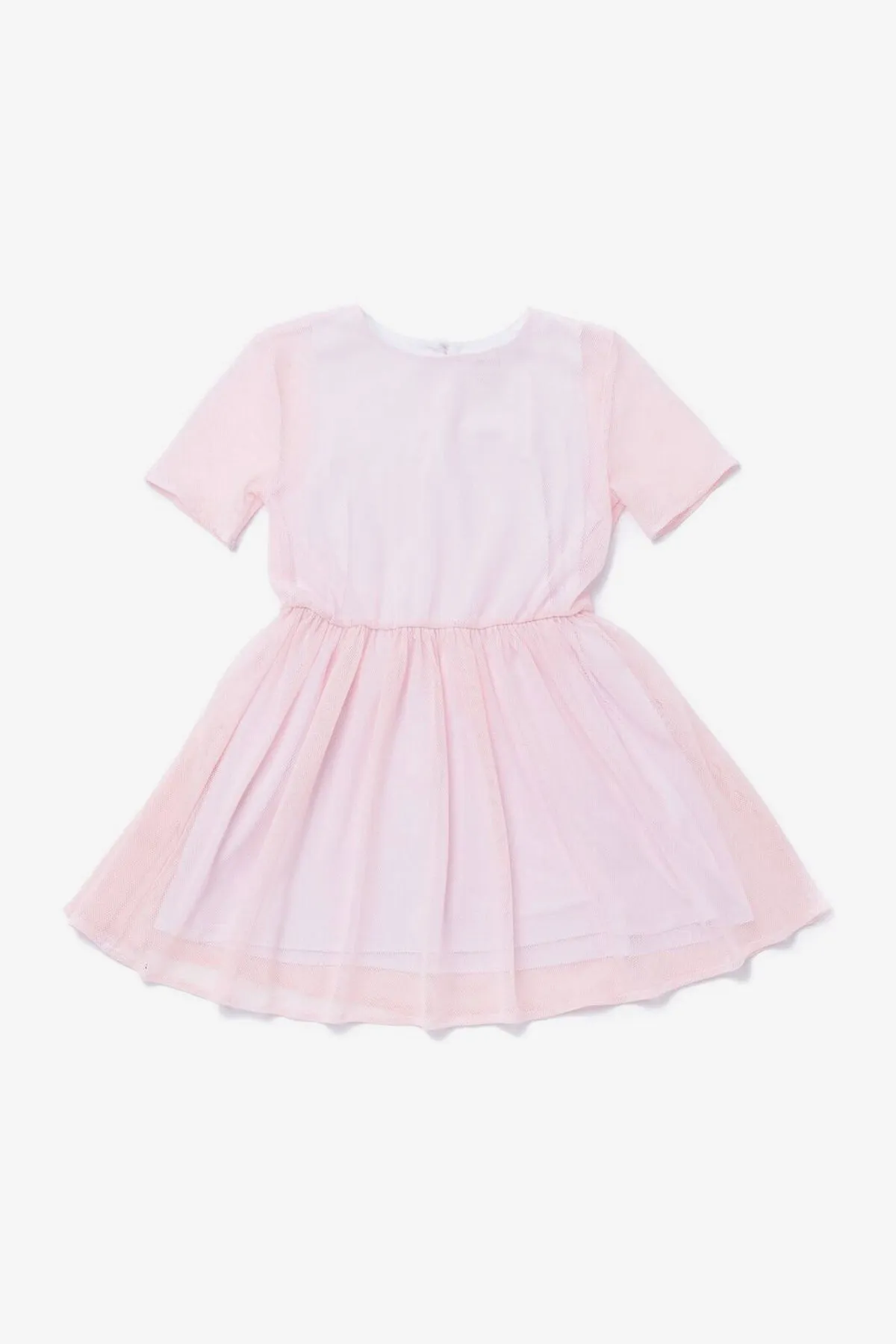 OMAMImini Fit and Flare Girls Dress - Pink