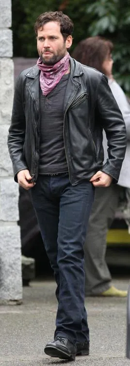 Once Upon A Time August Booth Leather Jacket