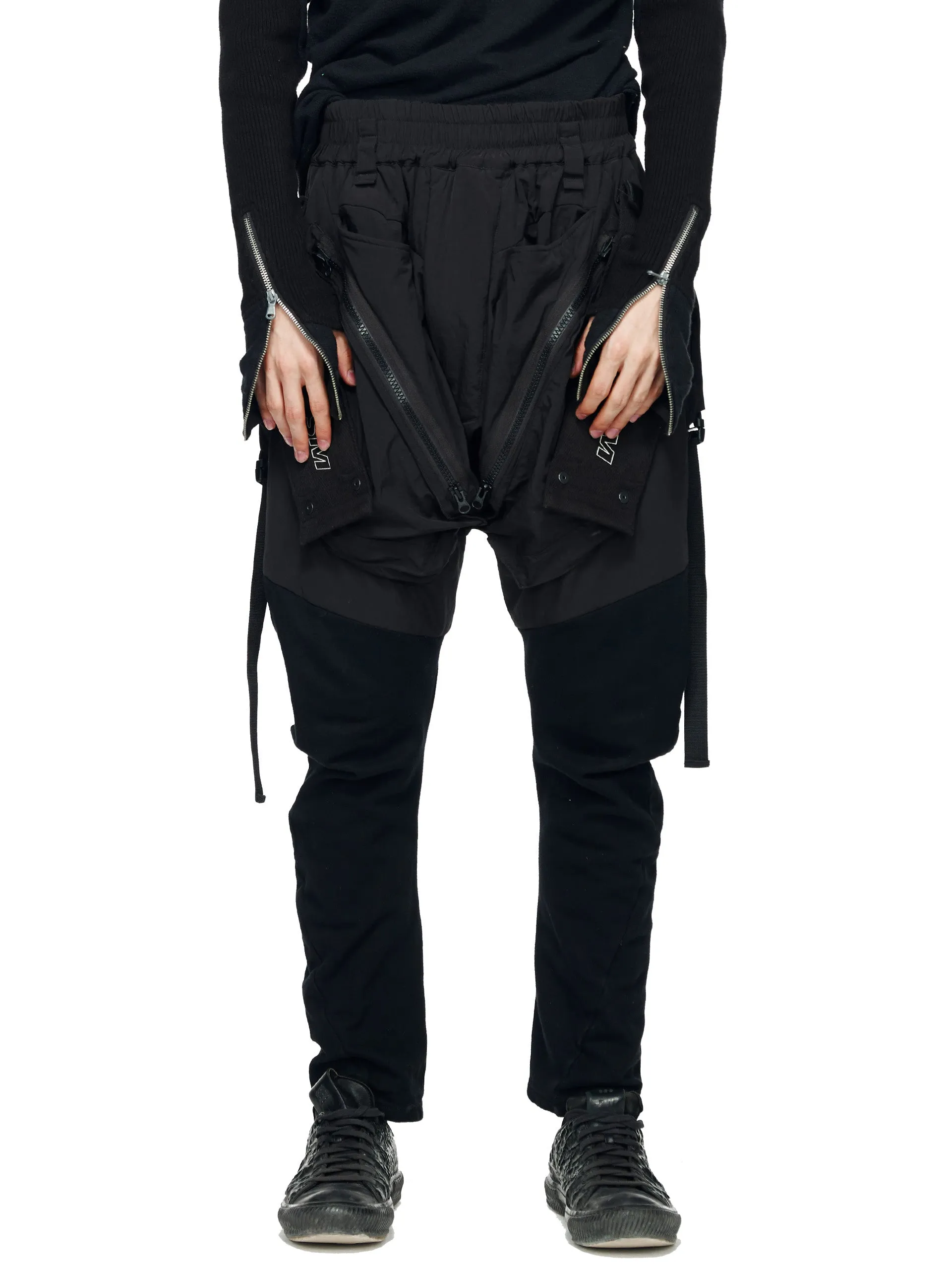 PADDED MILITARY GEO-CARGO PANTS