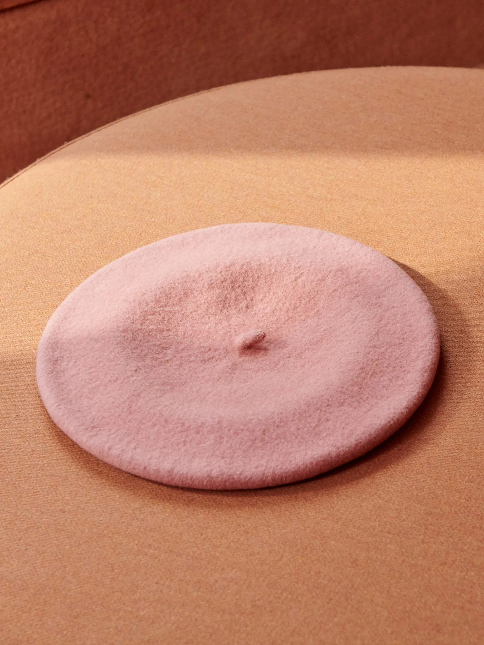 Pink Kids Wool Beret