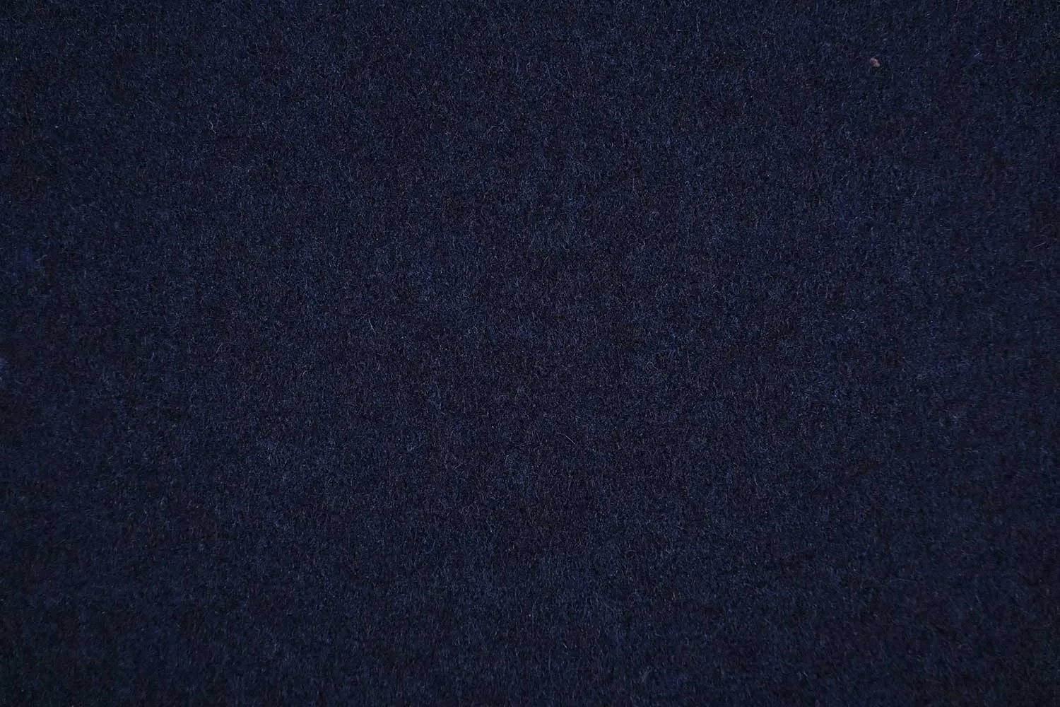 Precut of 0.5 Meters Navy Blue Plain Wool Tweed Fabric