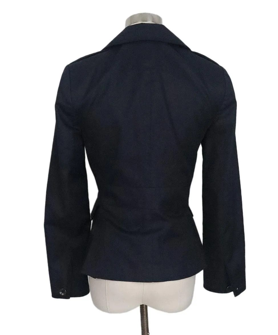 Rag & Bone Navy Cotton Jacket sz 6