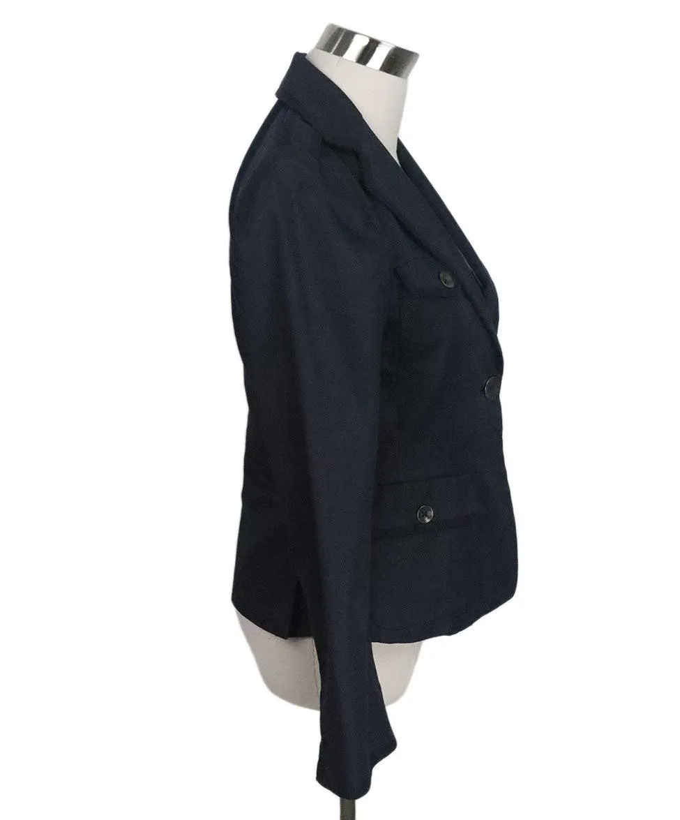 Rag & Bone Navy Cotton Jacket sz 6