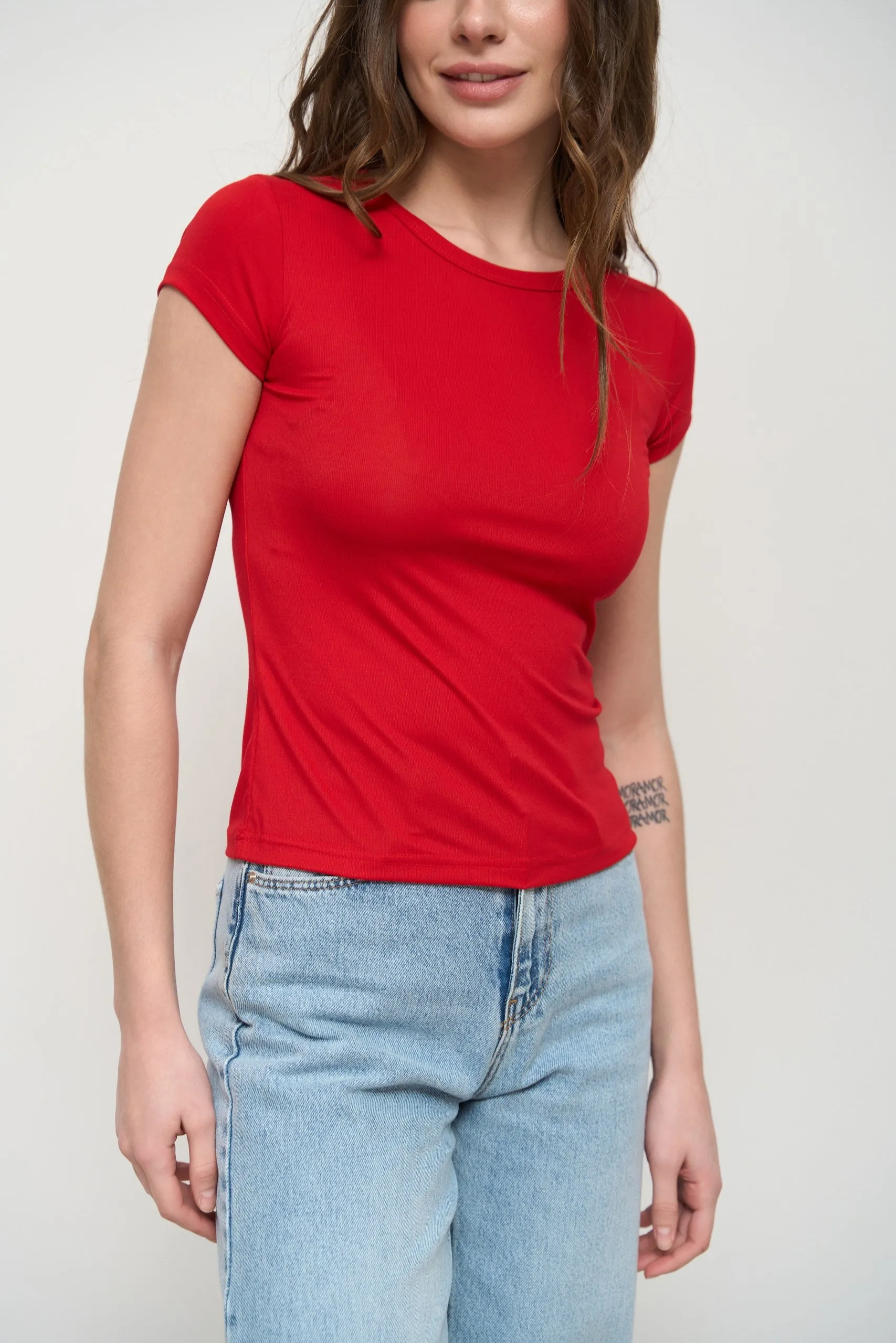 Red Slim Fit T-Shirt