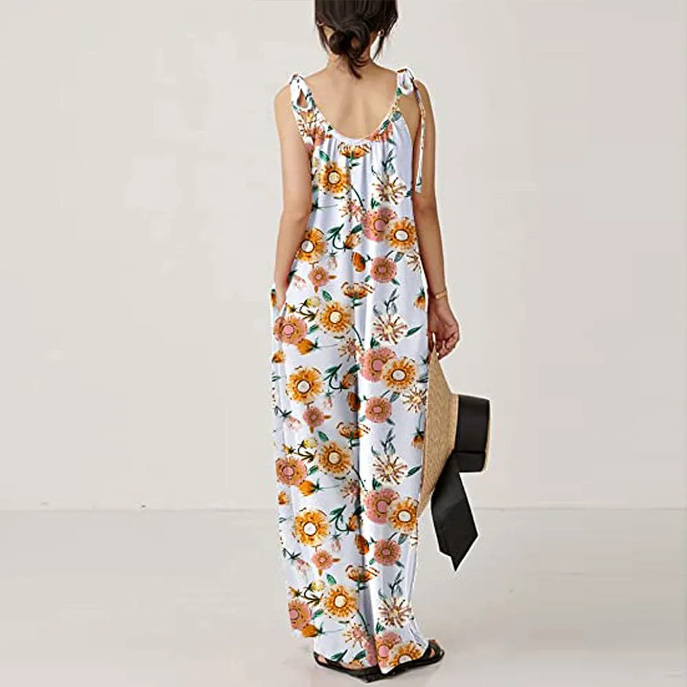 Sling Loose Casual Jumpsuit