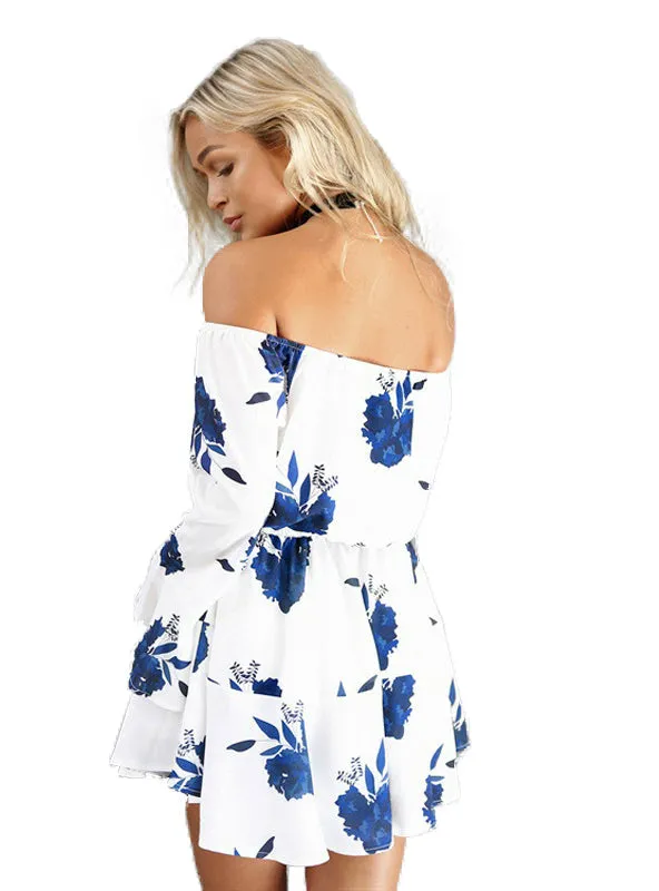 TastyHottie - Sexy Backless Floral Print Summer Dress