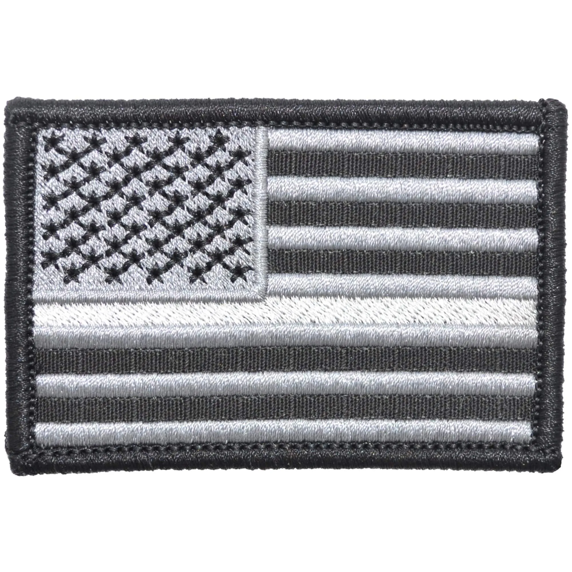 Thin Silver Line Corrections USA Flag - 2x3 Patch