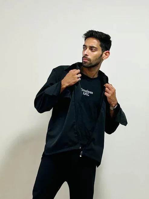 Thin Solidblck Jacket