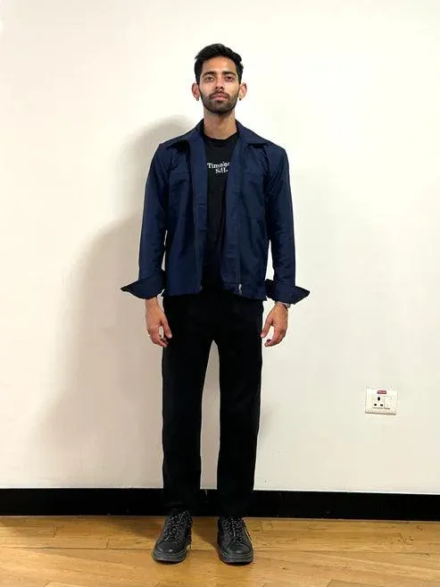 Thin Solidblu Jacket