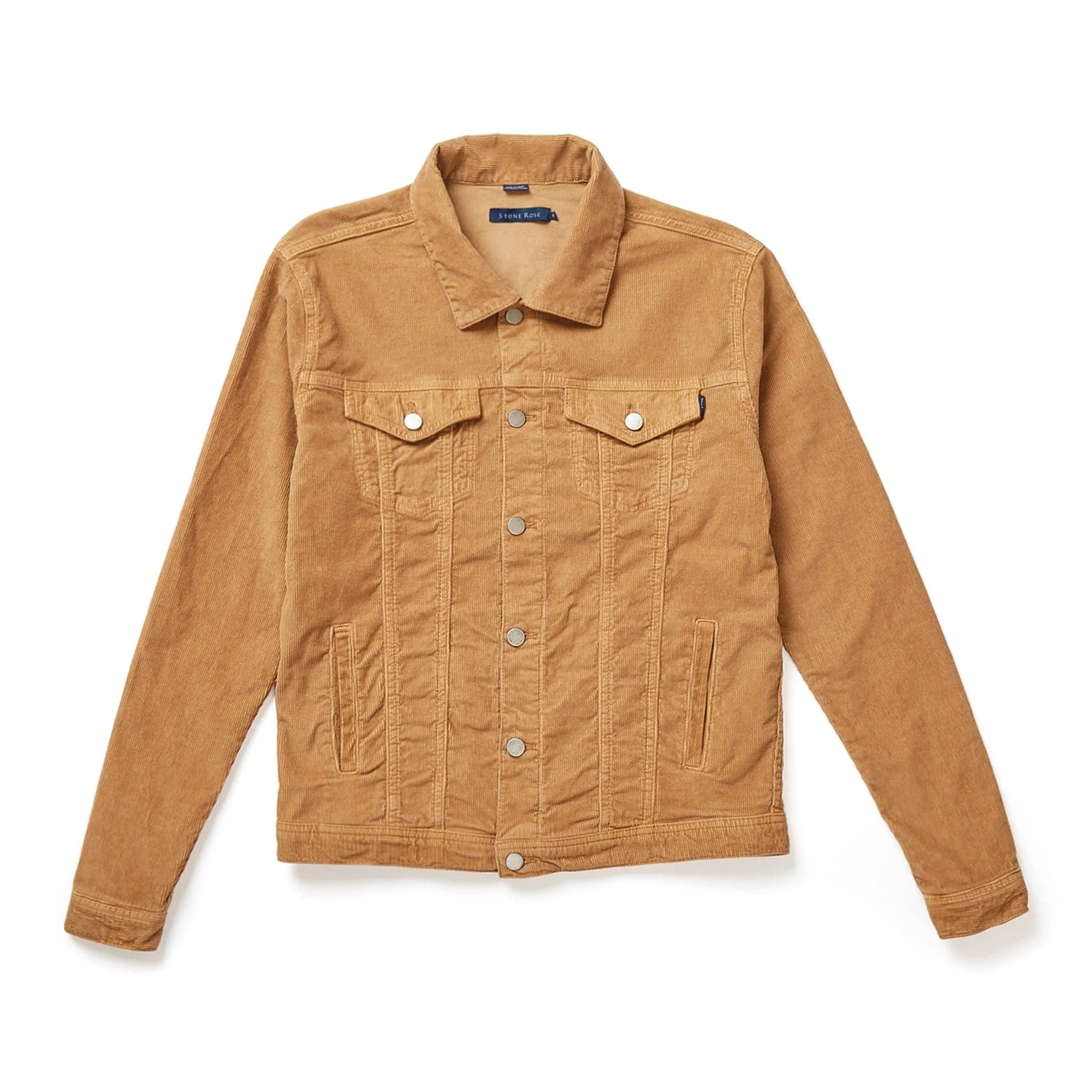 VALLEY - Brown Solid Antique Washed Jacket